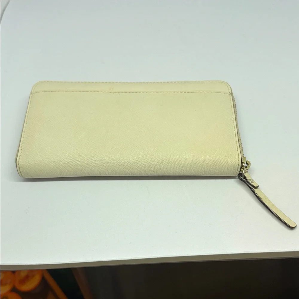 Kate Spade Newbury Lane Neda Zip Around Wallet in durable cross-hatched leather - Picture 8 of 8